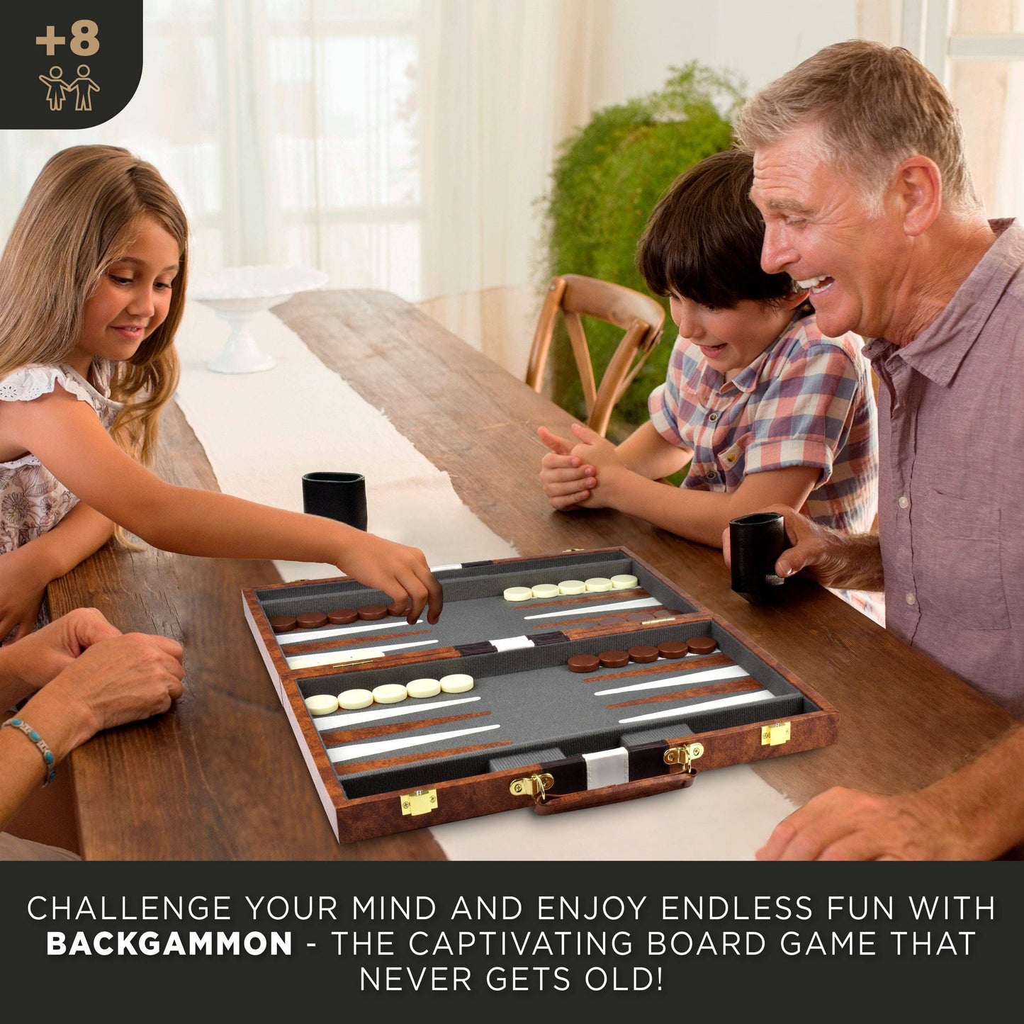 Deluxe Backgammon Set