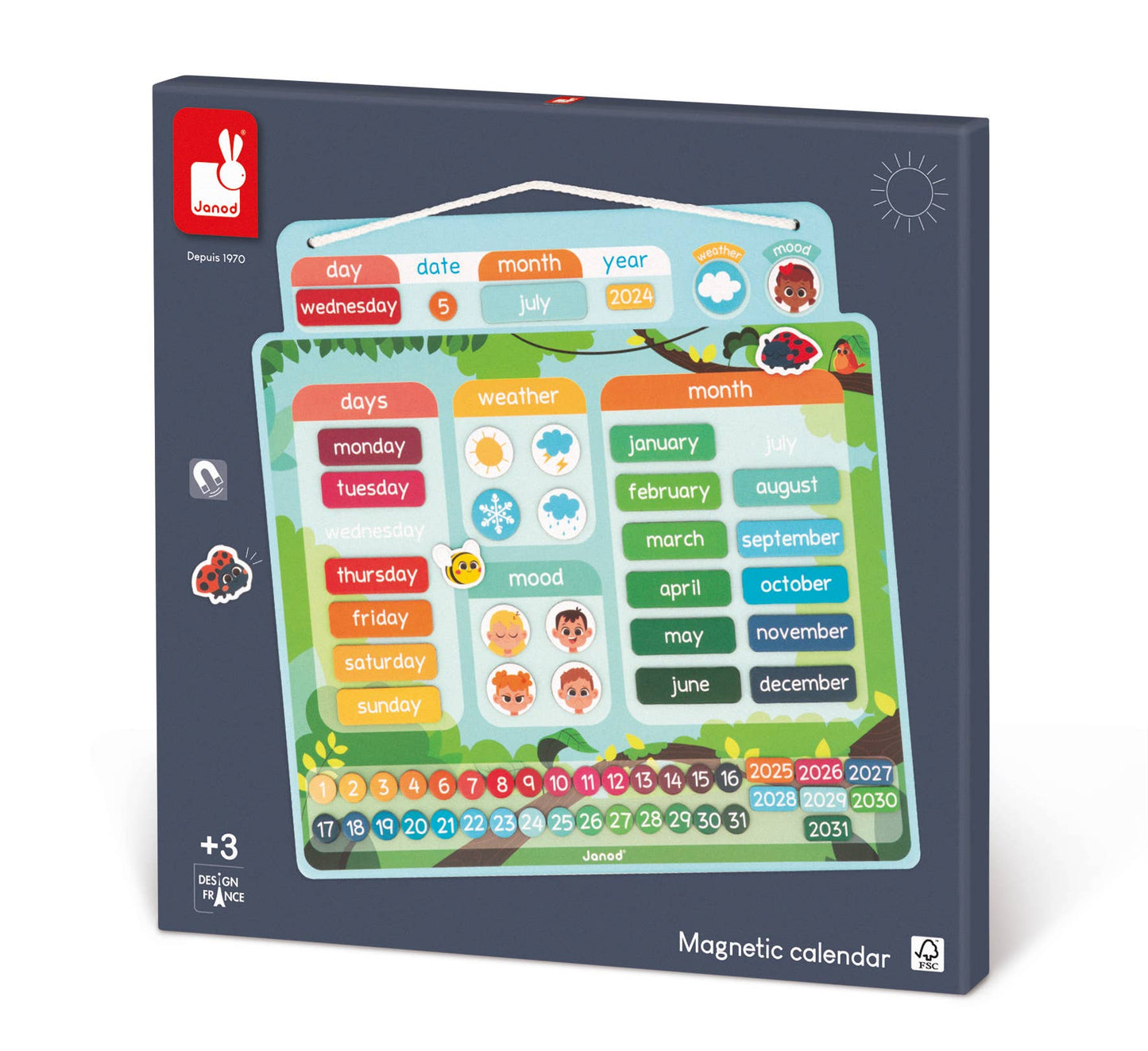 MAGNETIC CALENDAR