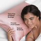 Satin Standard Pillowcase - Blush