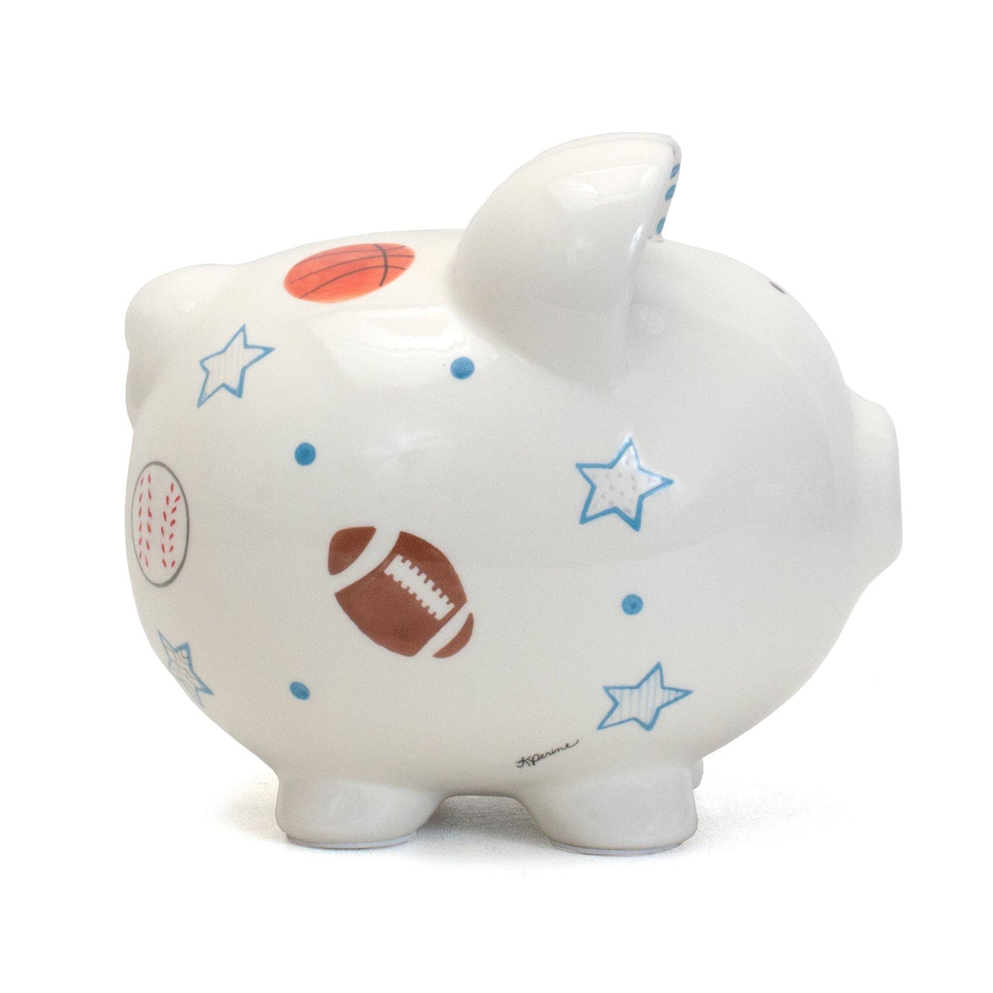 Sports Paper Star Large Piggy Bank