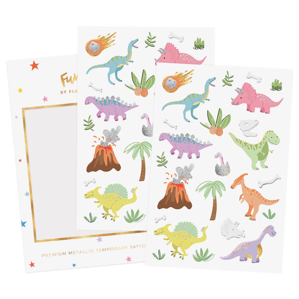 DINOSAURS Temporary Tattoo Pack