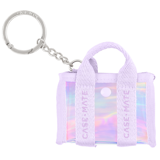 Tini Tote Keychain Charm Iridescent