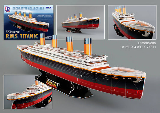 Titanic 3d Puzzle 113 pieces