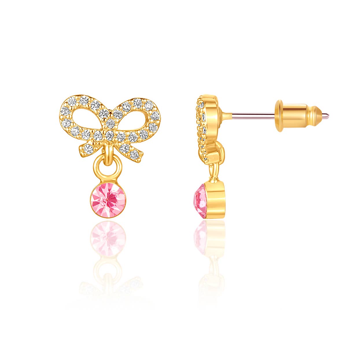 Little Luxe Bow Drop Earrings