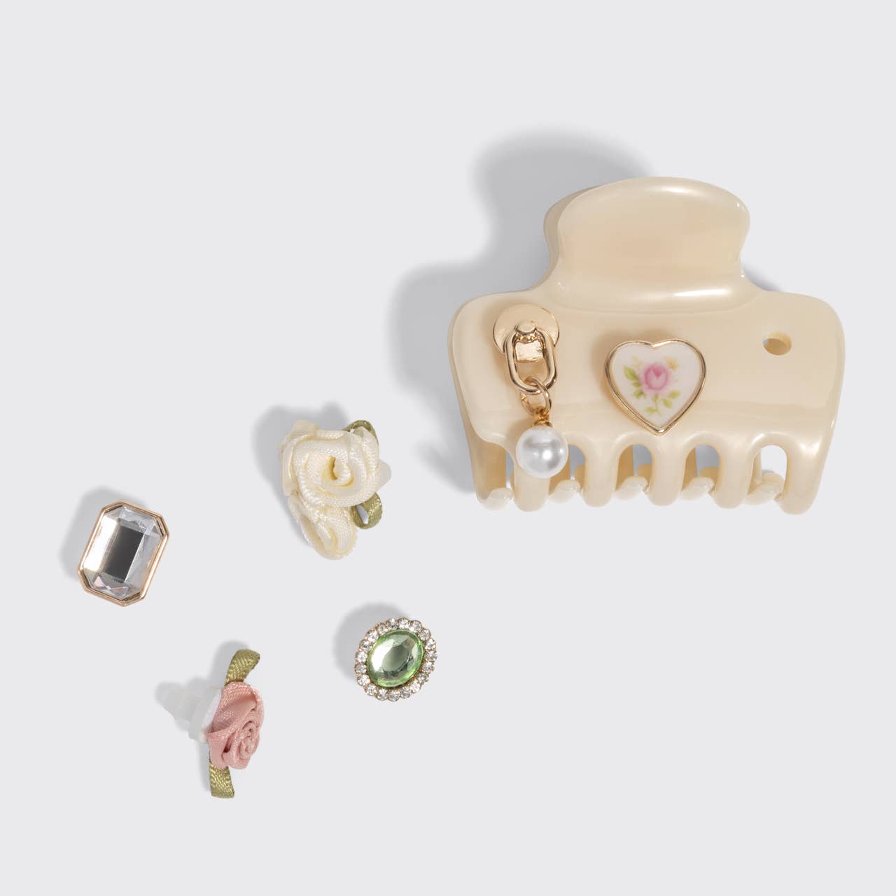 KitschPop™️ Clip 7pc Set  Cream