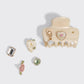 KitschPop™️ Clip 7pc Set  Cream