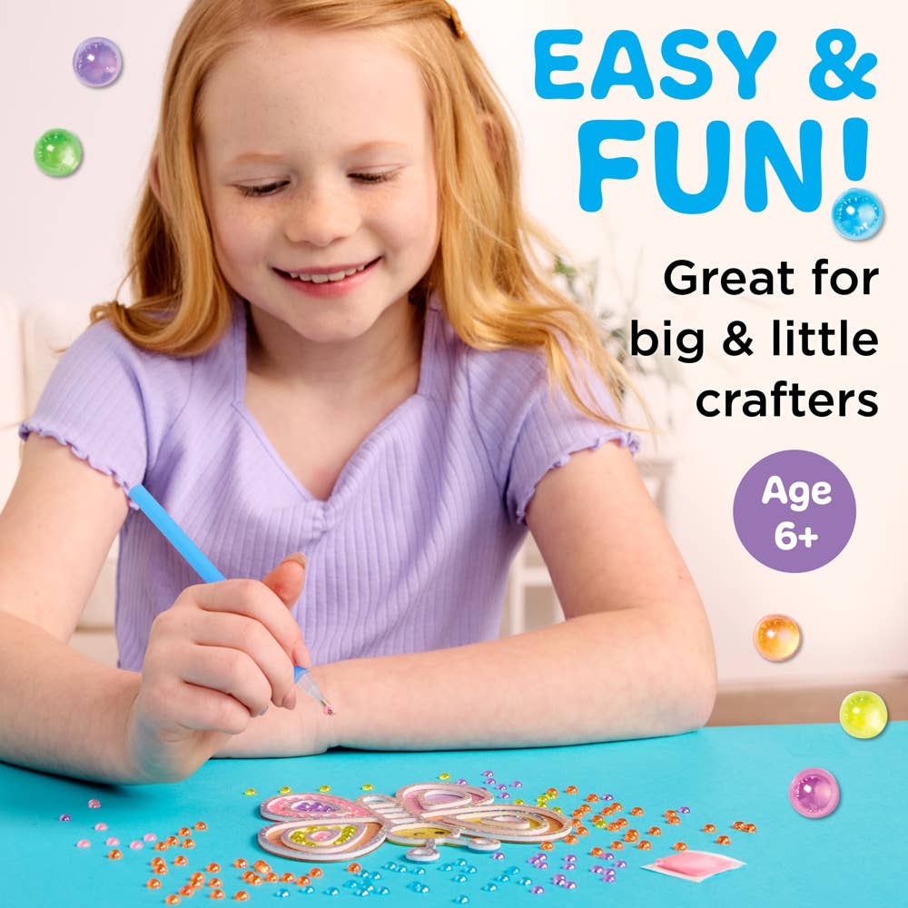 Bubble Gems Super Sticker Diamond Painting Kits for Kids: Star