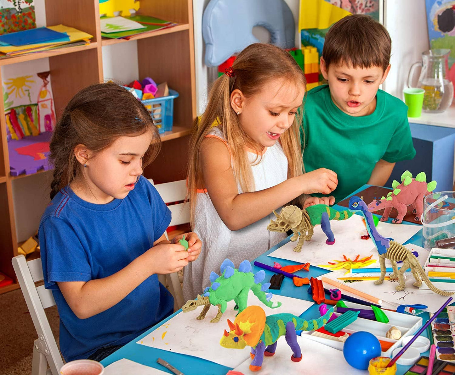 Dino Clay Models + Modeling Clay