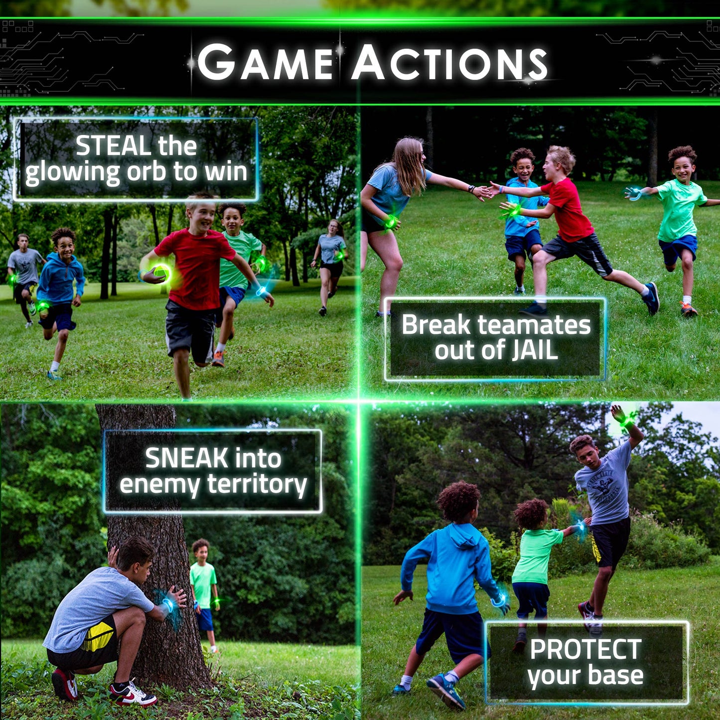 Glow in the Dark Capture the Flag
