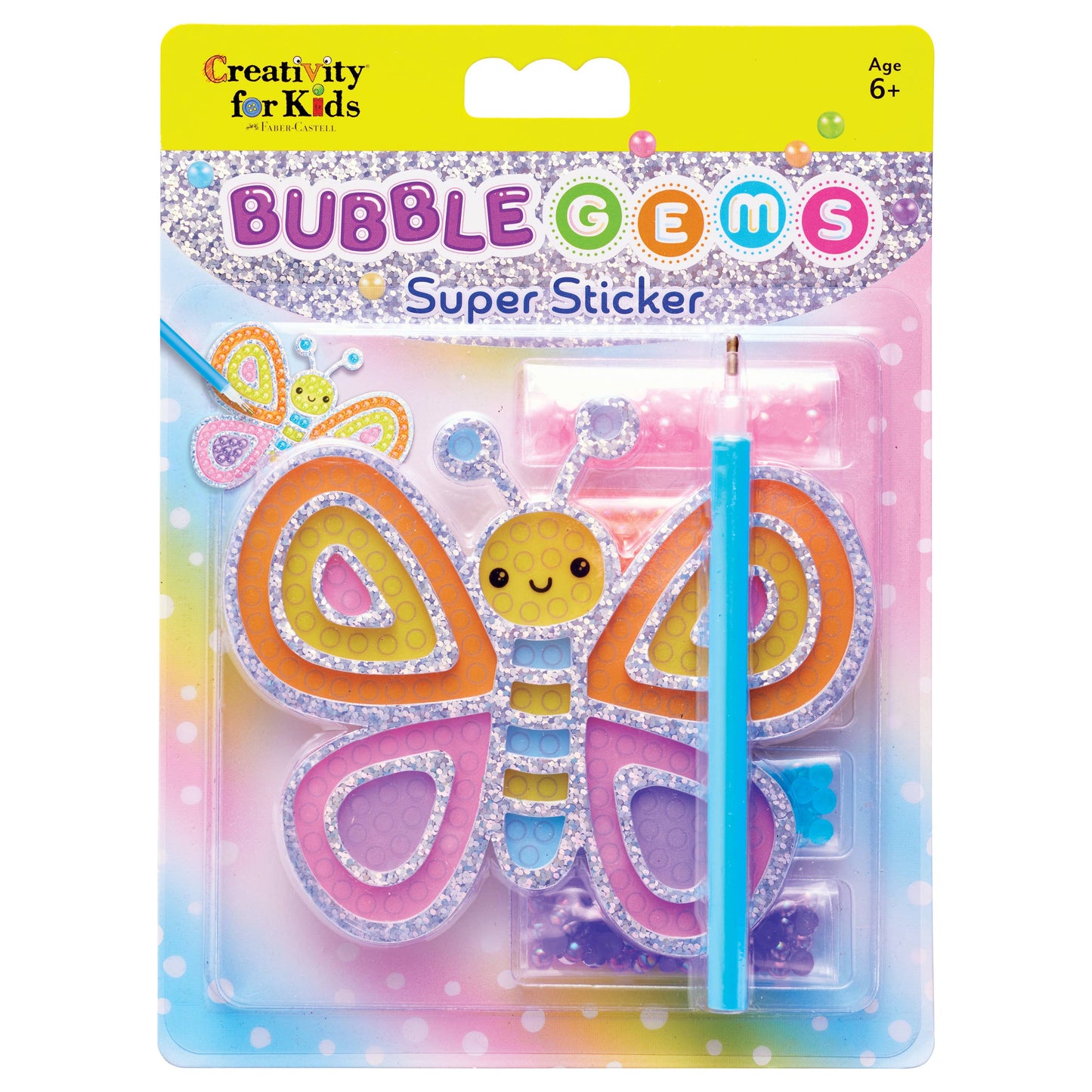 Bubble Gems Super Sticker Diamond Painting Kits for Kids: Rainbow