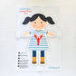 Sew Your Own Lobster Doll -Brown Hair