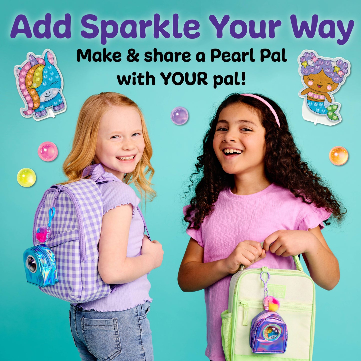 Bubble Gems Backpack Keychains Diamond Painting Kit