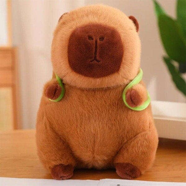 Capybara w/ Turtle Backpack