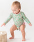 Tea Roses LS Rash Guard Swimsuit 12-18m