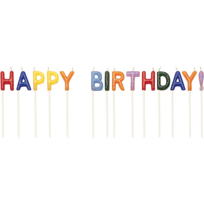 Happy Birthday Pick Candles