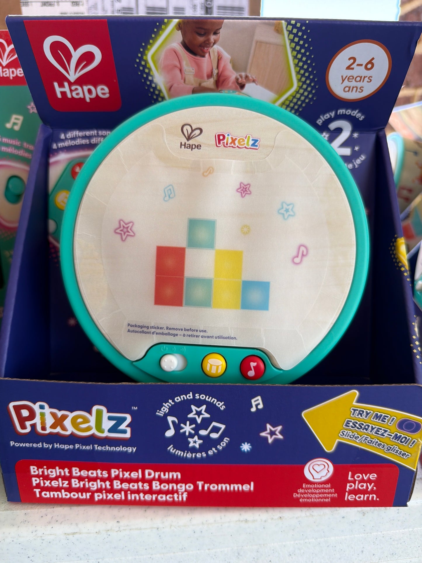 Bright Beats Pixel Drum
