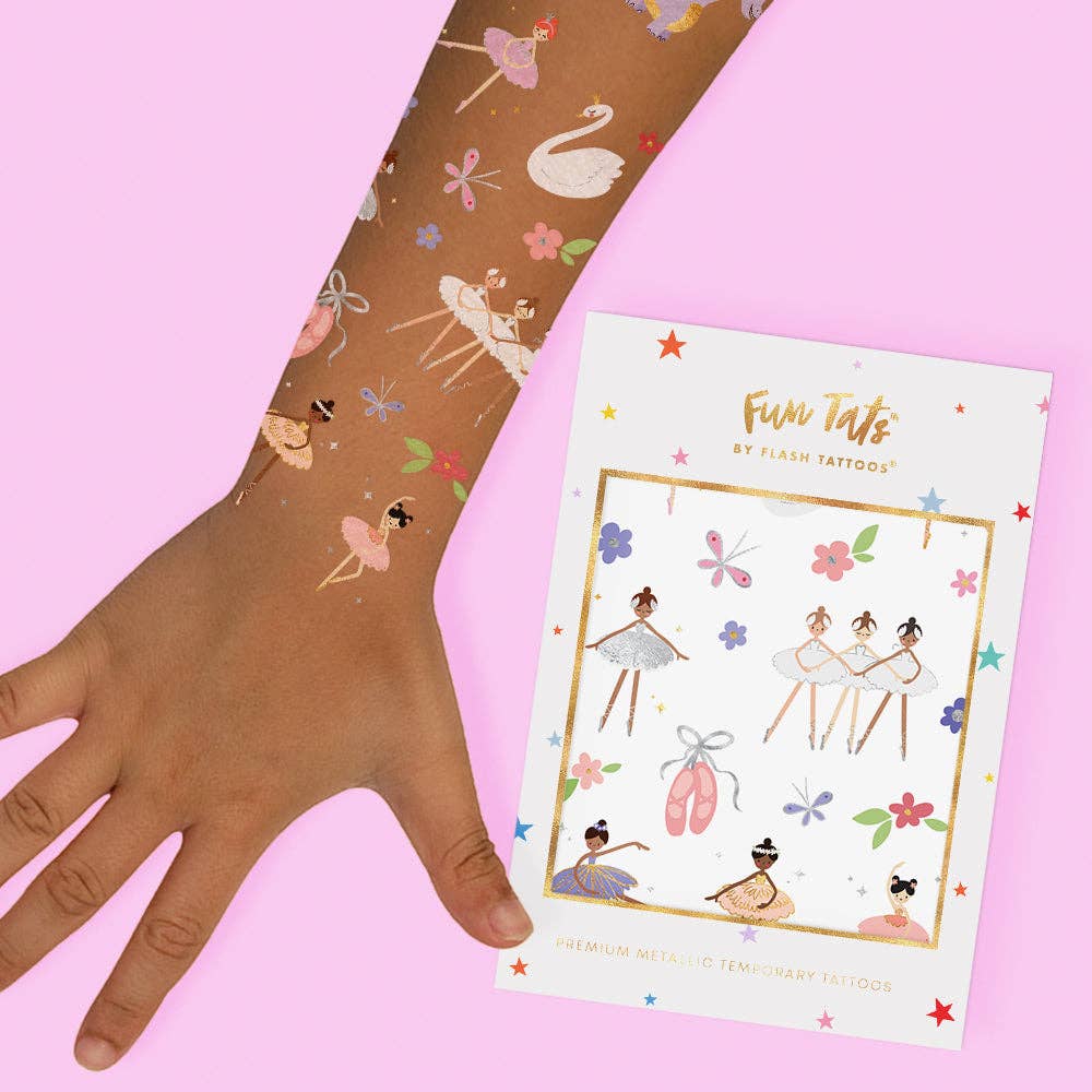 Ballerina Temporary Tattoo Pack