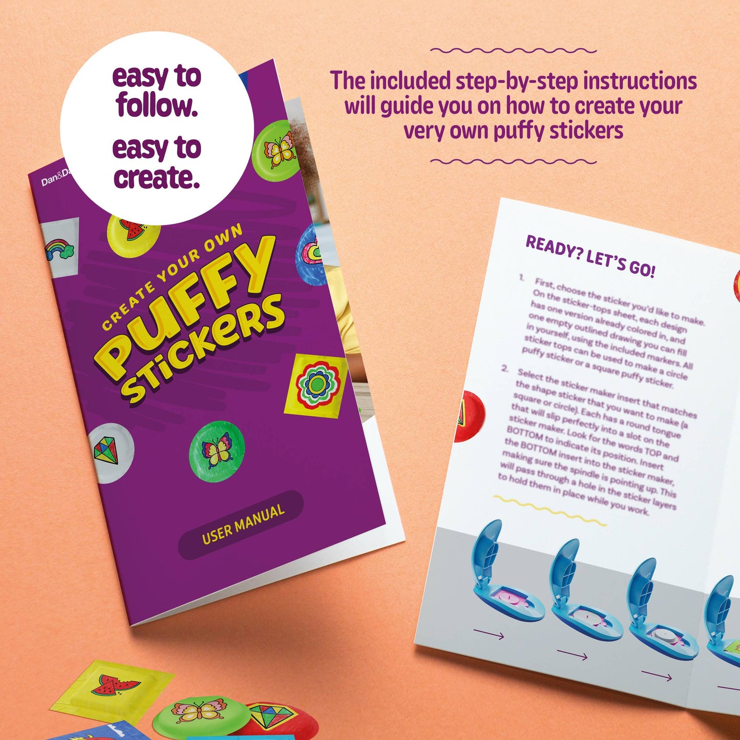 Puffy Sticker maker kit