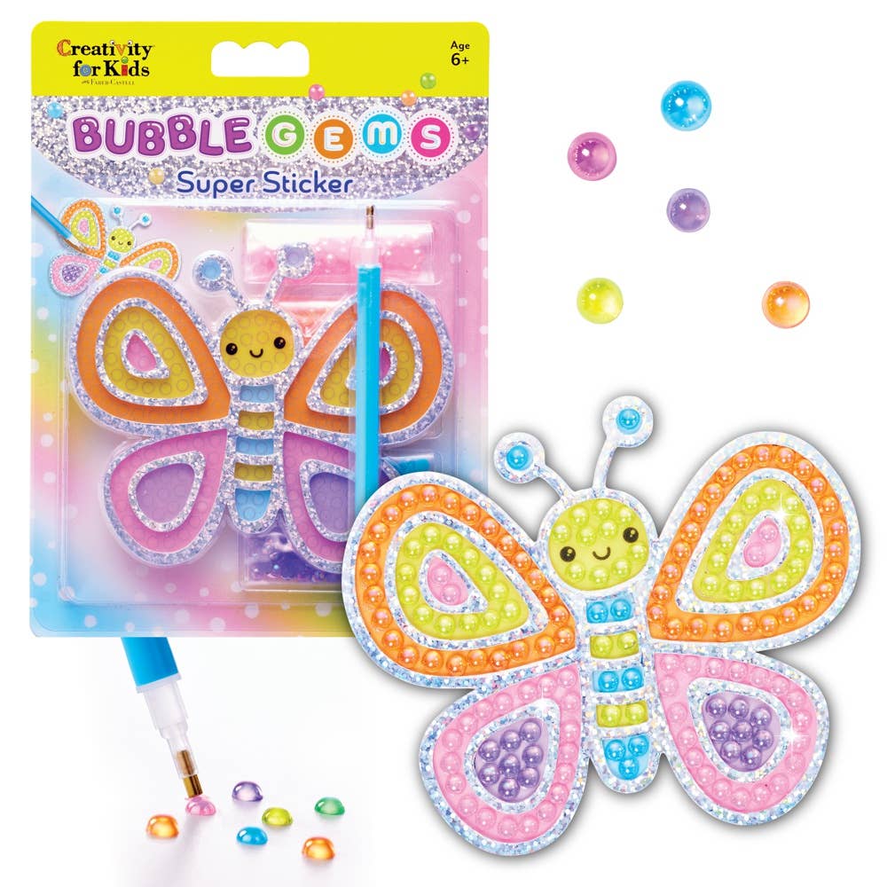 Bubble Gems Super Sticker Diamond Painting Kits for Kids: Star