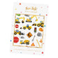 CONSTRUCTION Temporary Tattoo Pack