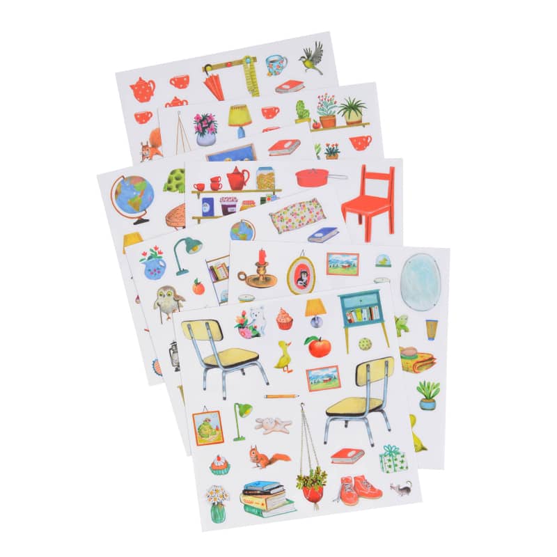 The Big Family Coloring Book + Stickers