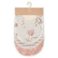 Violet Floral Cotton Bib Set (3 Pk)