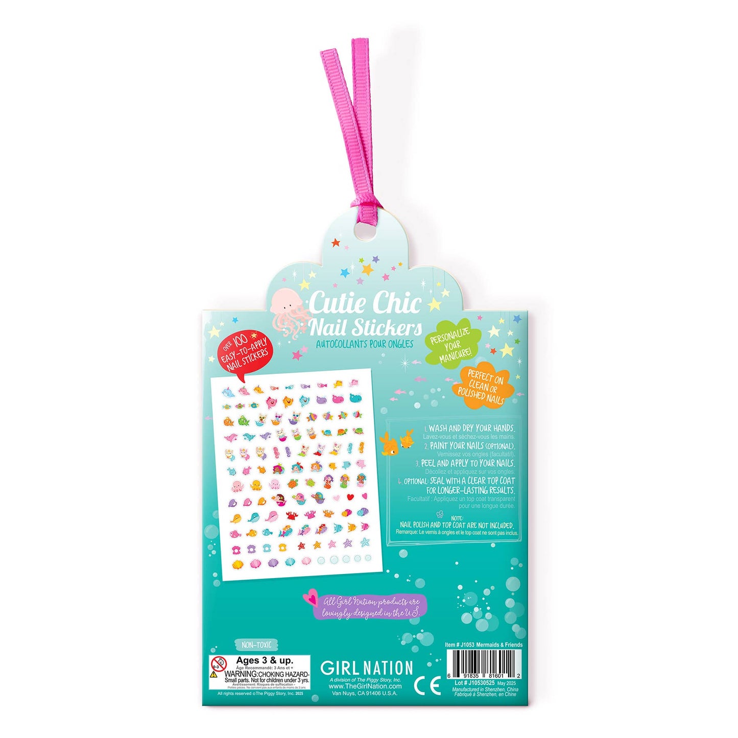 Mermaids & Friends Nail Stickers