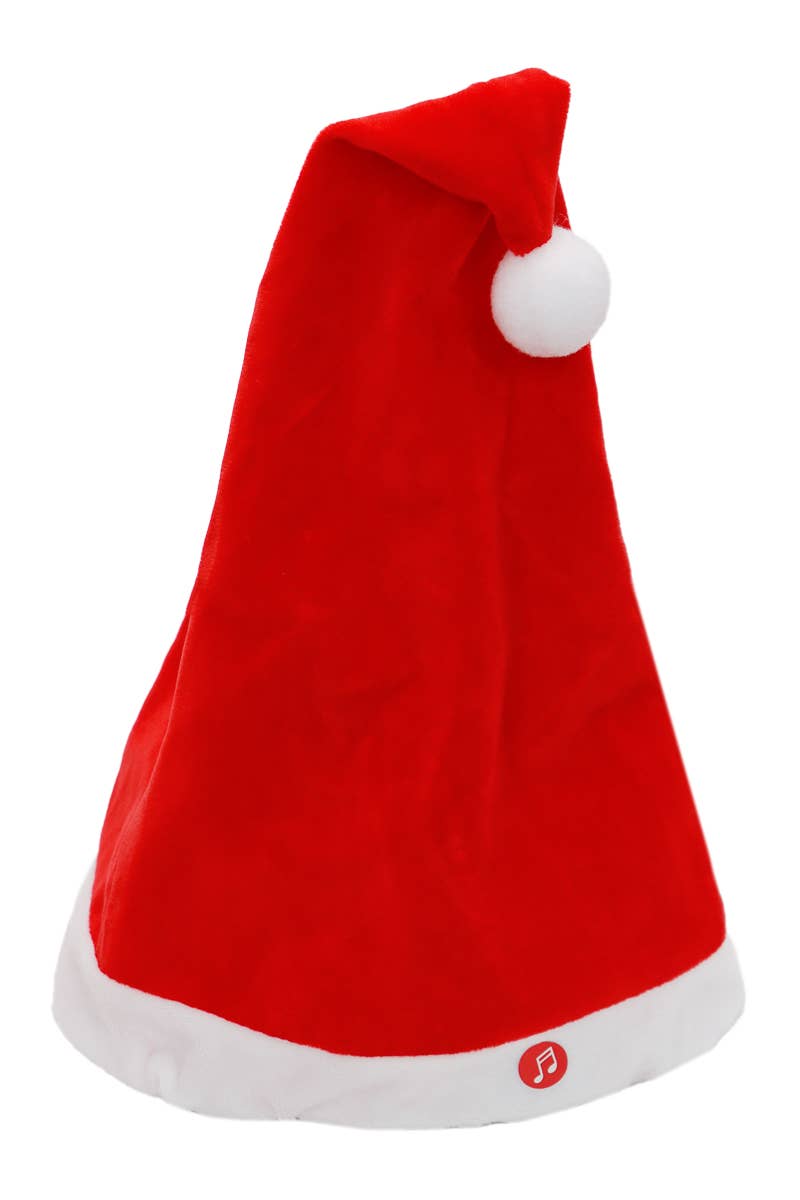 Christmas Music Dancing Fleece Santa Hat