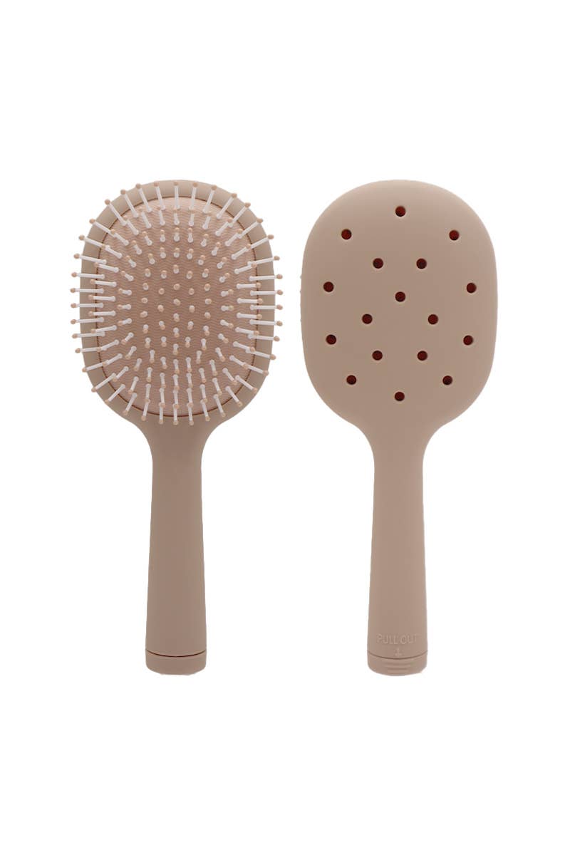 Chocolate Bristle Bitz Charm Hair Brush