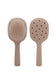 Chocolate Bristle Bitz Charm Hair Brush