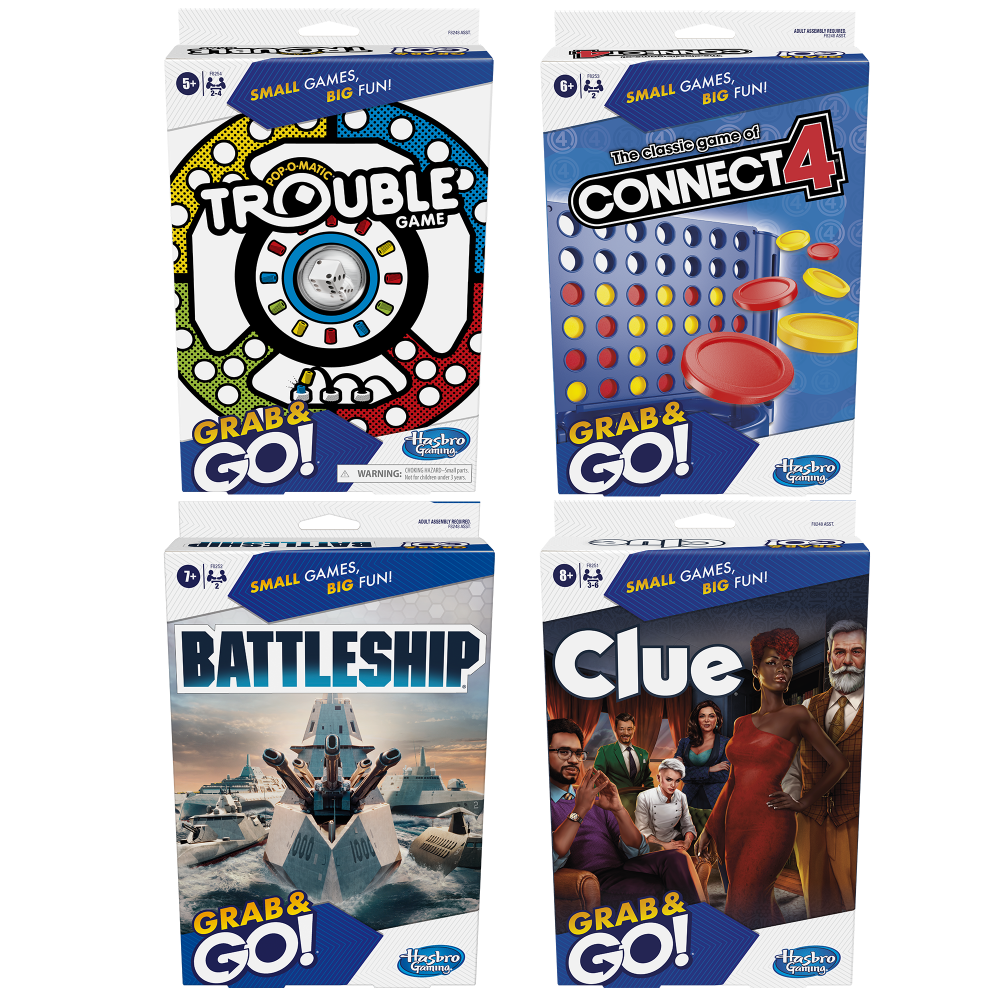 Hasbro Grab and Go Games Assortment