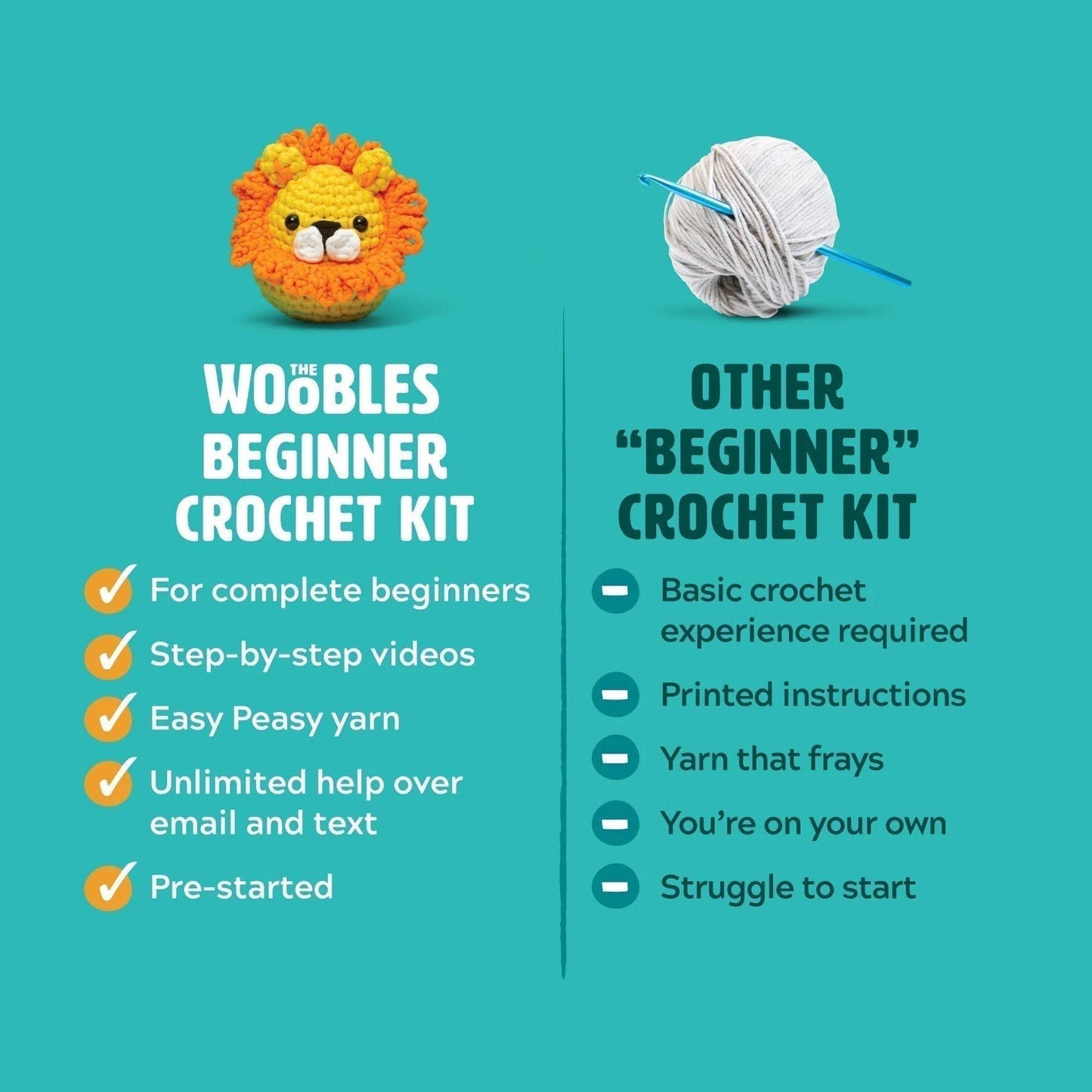 Unicorn Beginner Crochet Kit