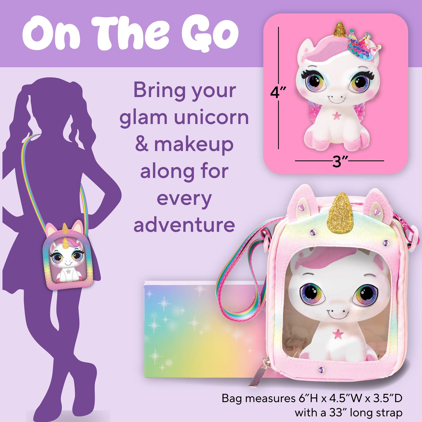 Glamour Pets - Unicorn Makeup Play Set: Default Title