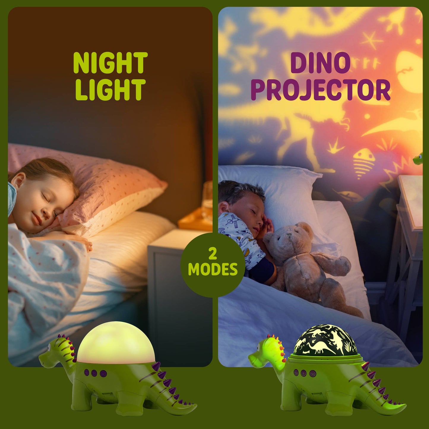 Dino Projector Night Light for Kid Bedroom