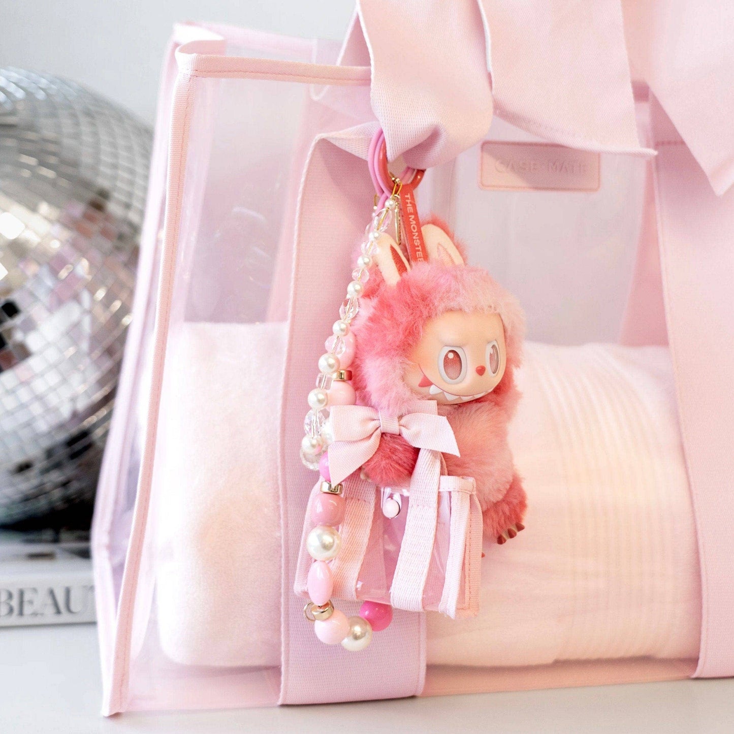 Tini Tote Keychain Charm Iridescent