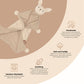 Bunny Organic Baby Lovey Blanket