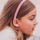 Thin Glitter Headband: Pink
