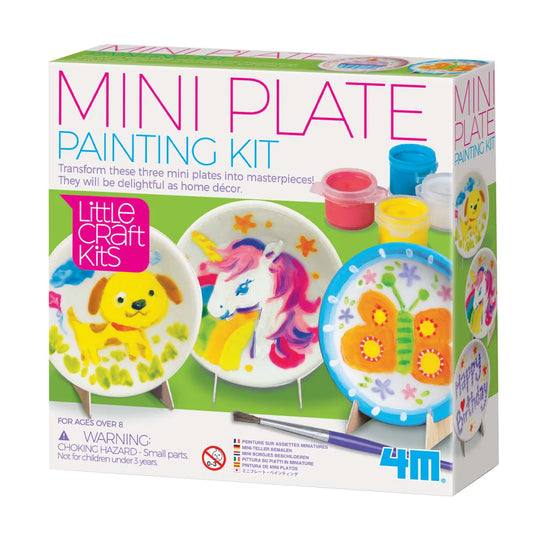 4M-Little Craft Mini Plate Painting Set