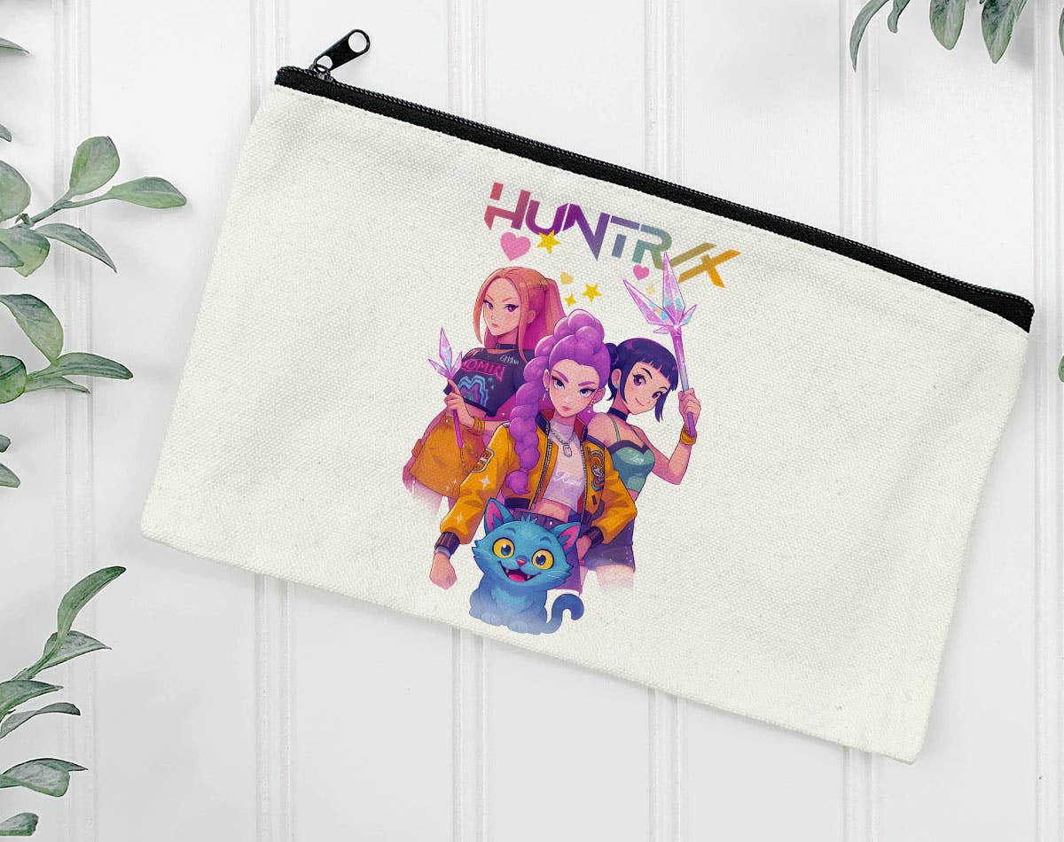 Huntrix Band Kpop Pouch Makeup Bag