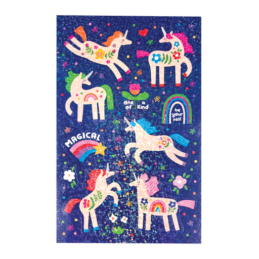Magical Glitter Unicorns Stickers