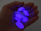 Super Bright Glow Pebbles - Purple