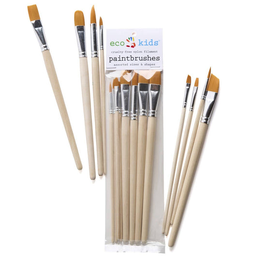 Eco-kids paint brush set -