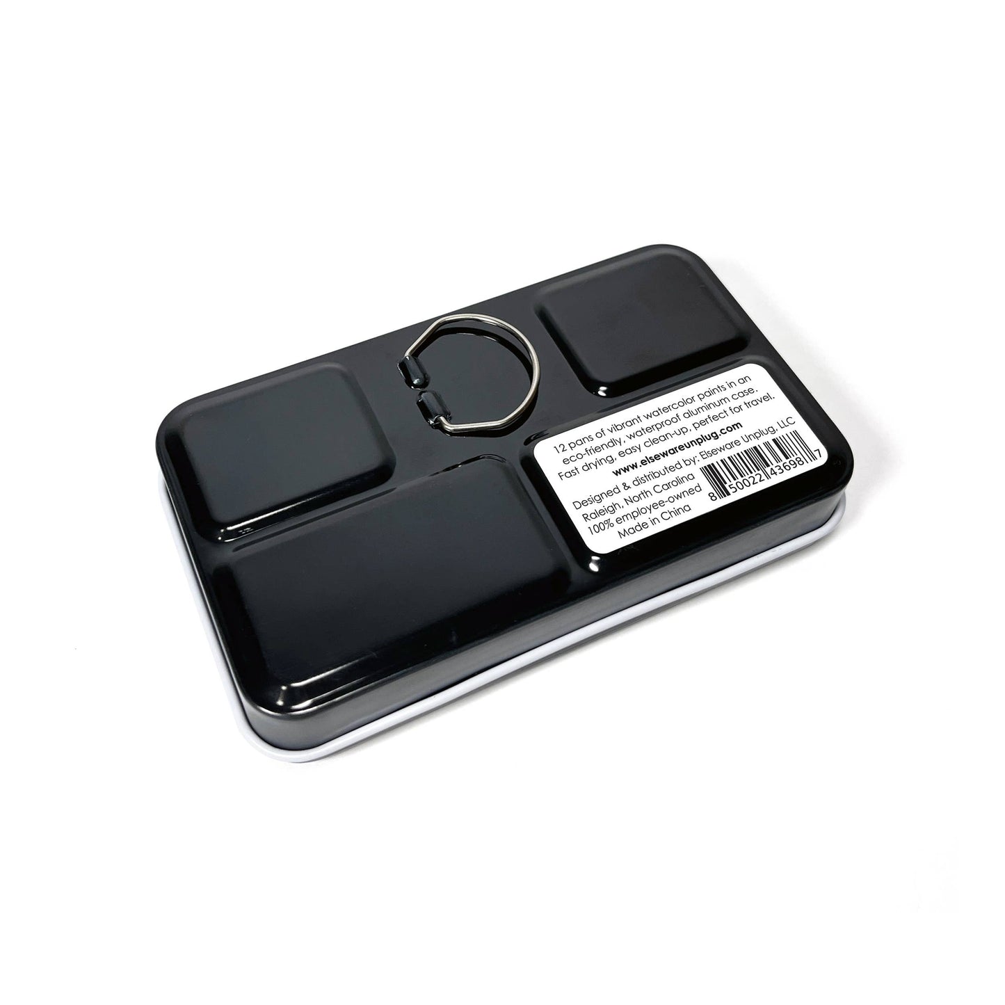 12 Watercolors: Metal Palette