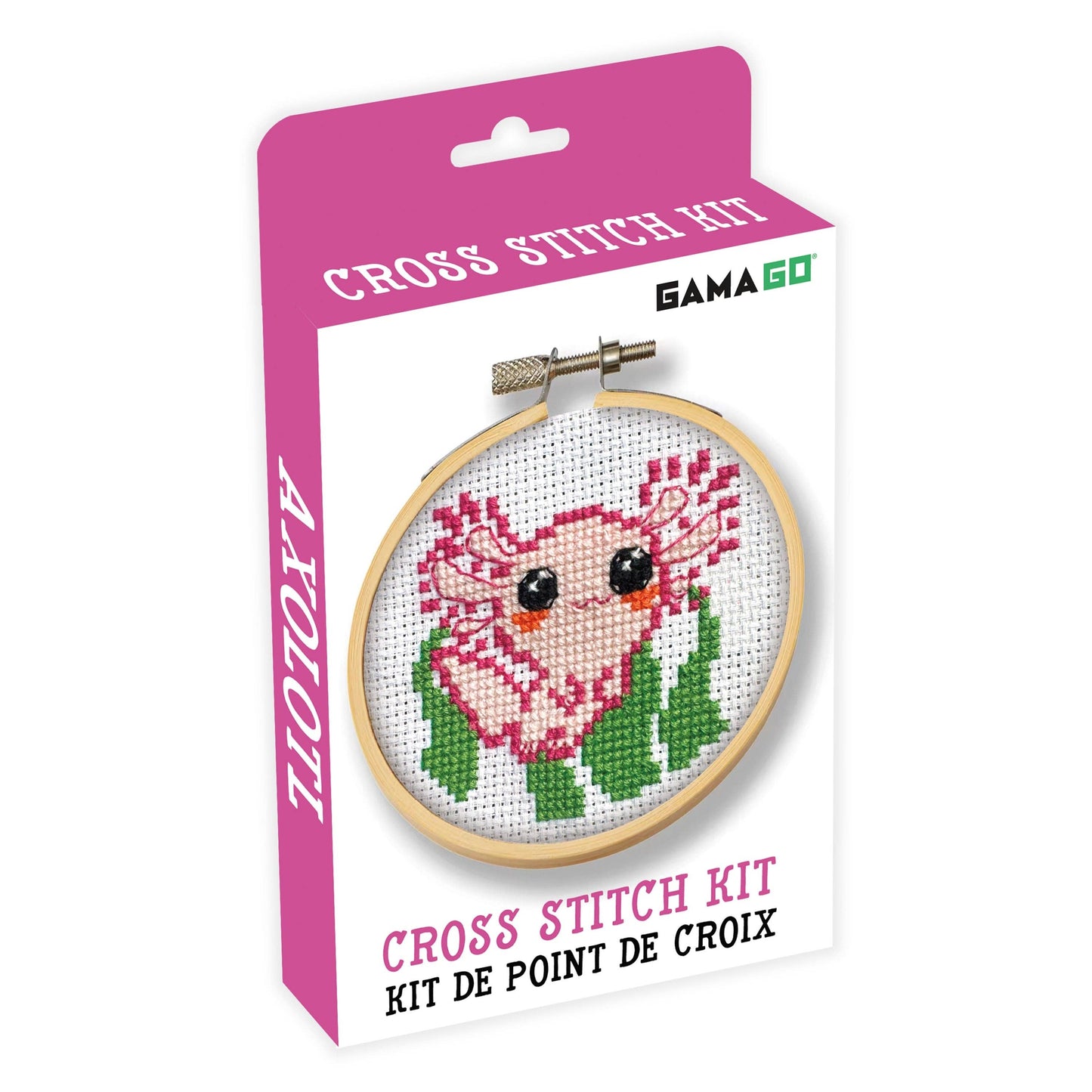 Axolotl Cross Stitch  Kit