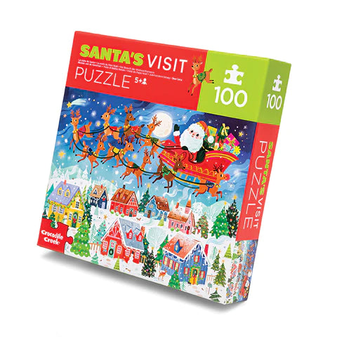 Santa's Visit 100 Piece Puzzle