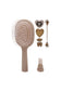 Chocolate Bristle Bitz Charm Hair Brush