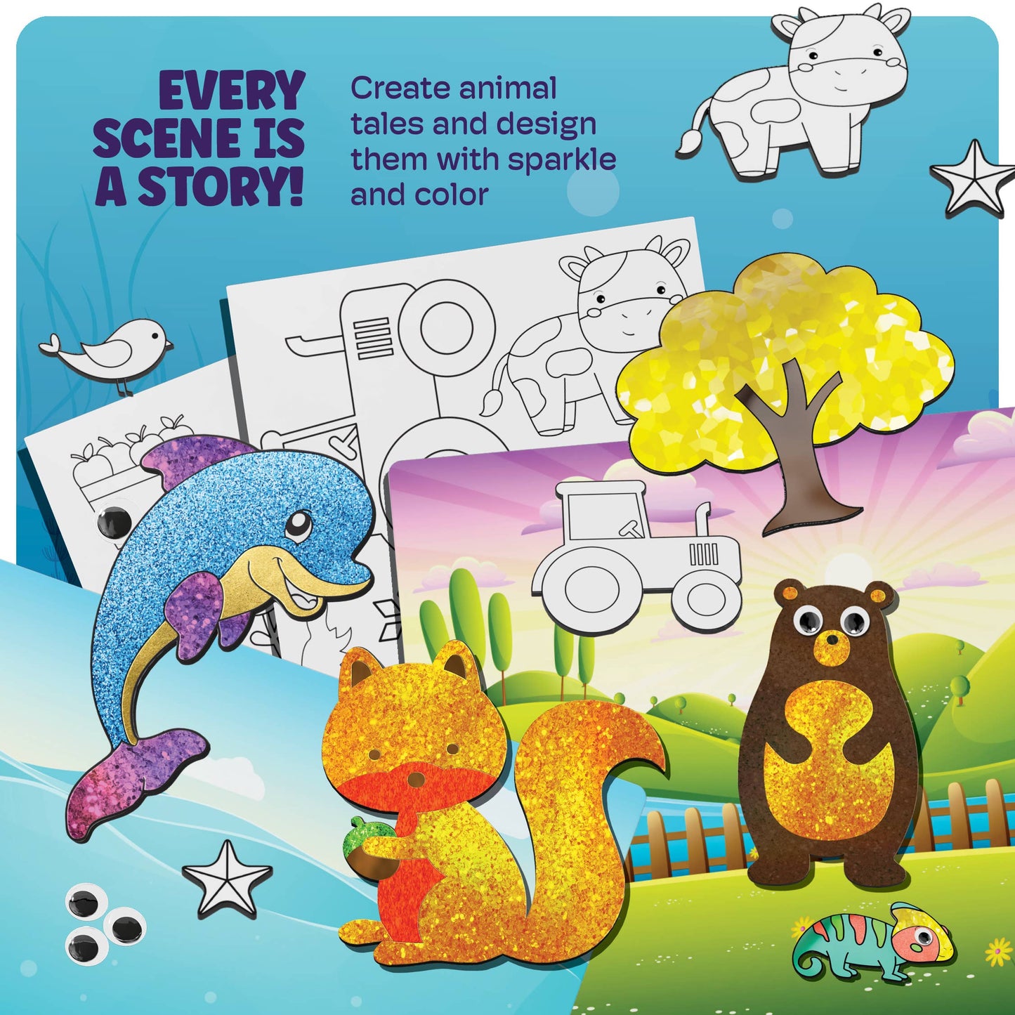 Mess- Free Foil Art Kit for Kids