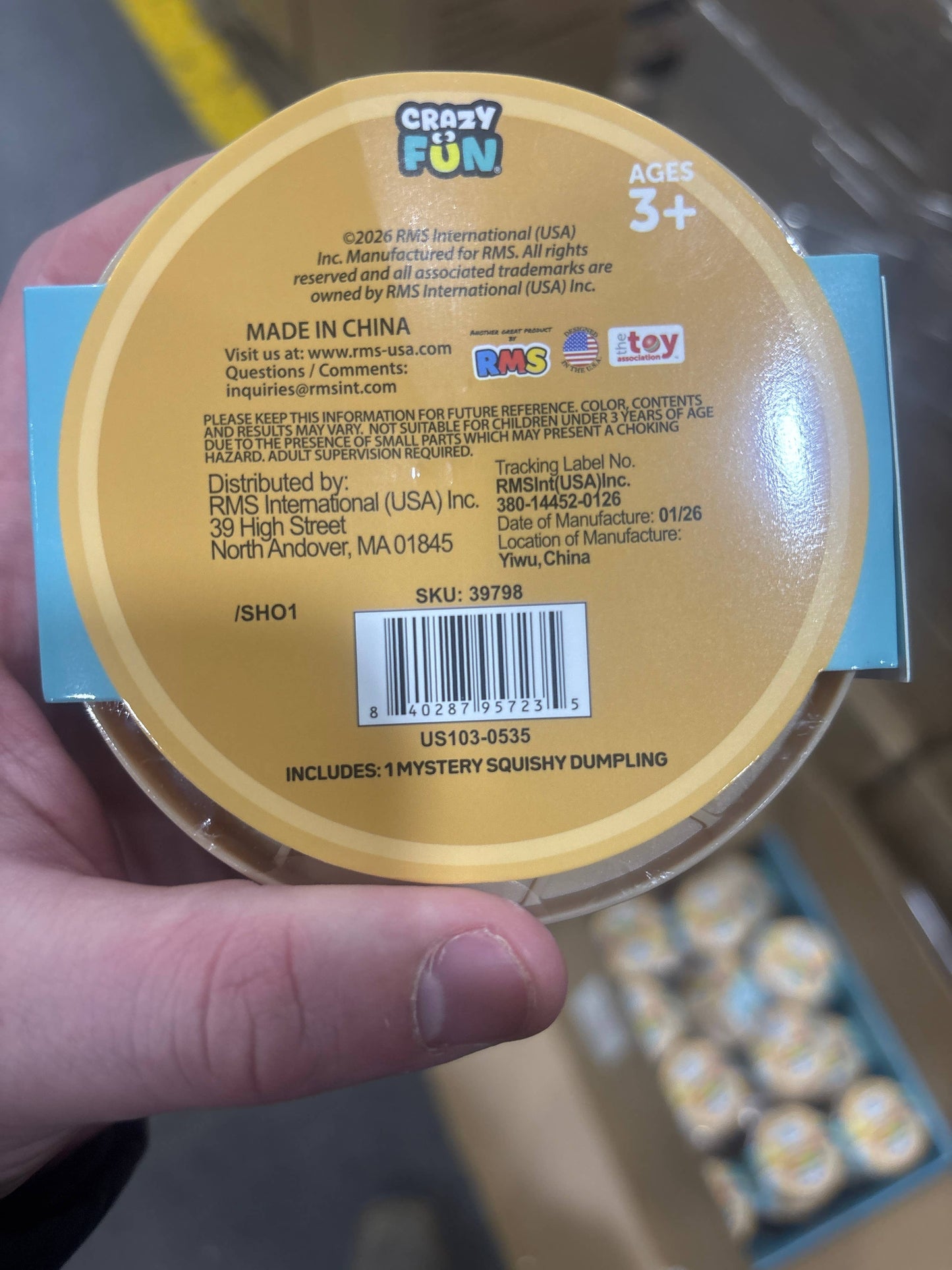 Crazy Fun RMS Mystery Bao Bun Rainbow
