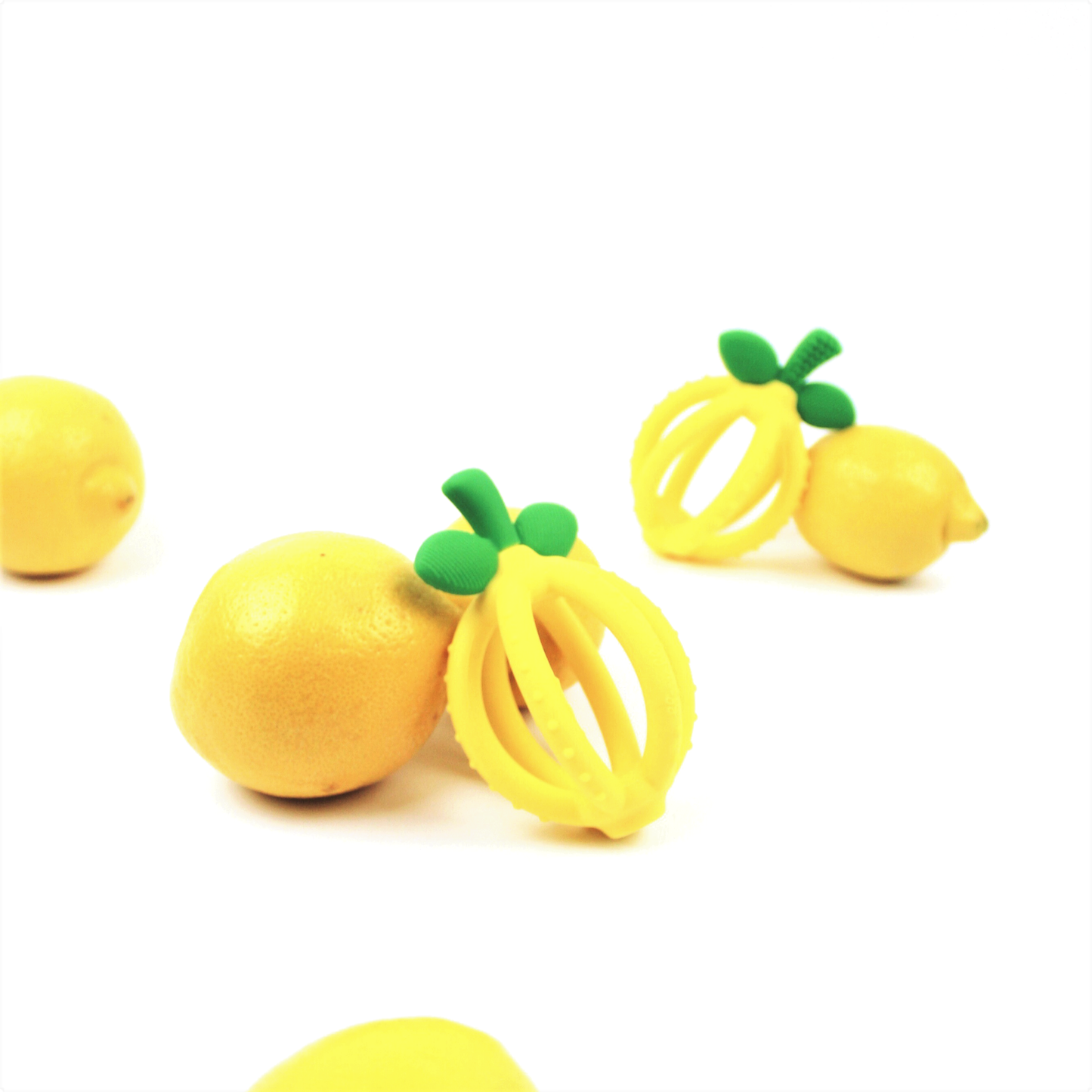 Teething Ball Baby Teether: Lemon