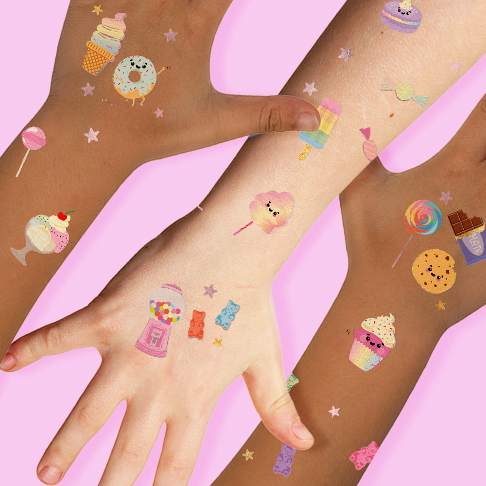 SUGAR RUSH Temporary Tattoo Pack